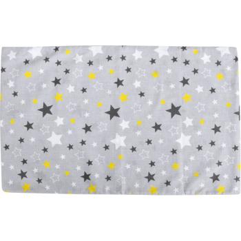 Kissenbezug, 35 x 50 cm, grau mit Sternen