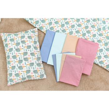 Kissenbezug, 35 x 50 cm, weiss, mit Igelchen