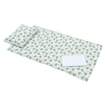 Bettwäscheset, klein, weiss, mit Igelchen