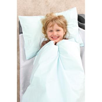 Bettwäscheset klein, mit Kissen und Decke, minze