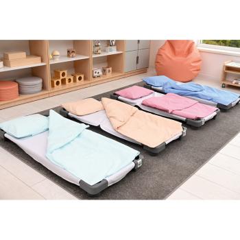 Bettwäscheset klein, mit Kissen und Decke, minze