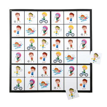 Zweiseitiges Sudoku 6 x 6 - Berufe und Sport