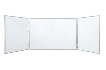 Wandklapptafel Whiteboard ohne Aufdruck, emailliert