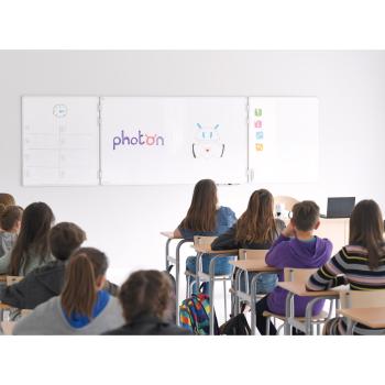 Wandklapptafel Whiteboard ohne Aufdruck, lackiert