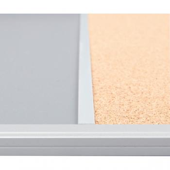 Tafel Combi - 2 Oberflächen: Whiteboard + Kork, 150x100