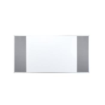 Tafel Combi - 2 Oberflächen: Whiteboard + PinMag, 120x90