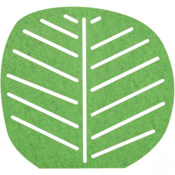 Wandschutz aus PET-Recyclingmaterial, Blatt, Aussparungen, H 50