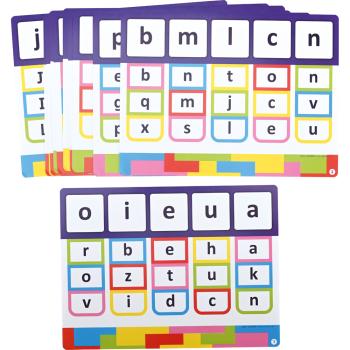 Color Code – Aufgabenkarten - Gross- und Kleinbuchstaben