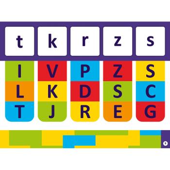 Color Code – Aufgabenkarten - Gross- und Kleinbuchstaben