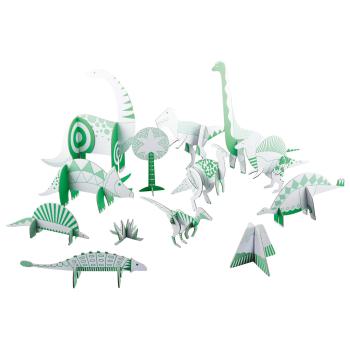Malen und Stecken: Dinosaurier