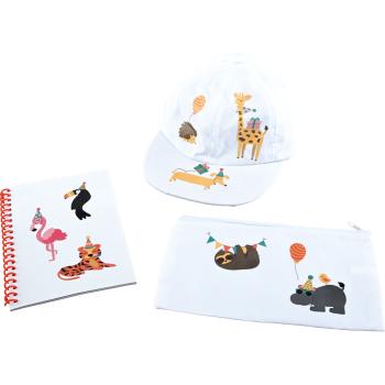 Textilaufkleber, Partytiere