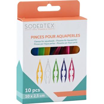 Pinzetten für Perlen, 10 Stck.