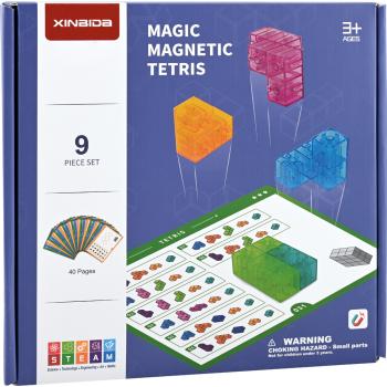 Magnetische Bausteine Tetris, 9 Teile