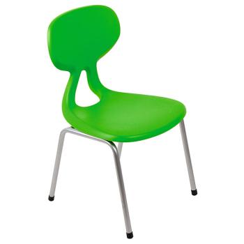 Stuhl Colores 2, Sitzhöhe 30,5 cm, für Tischhöhe 53 cm, grün