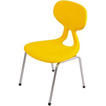 Stuhl Colores 6, Sitzhöhe 46,5 cm, für Tischhöhe 76 cm, gelb