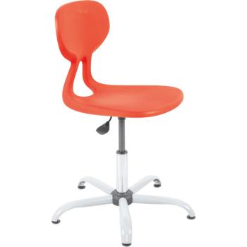 Drehstuhl Colores, höhenverstellbar 38 – 51 cm, blutorange