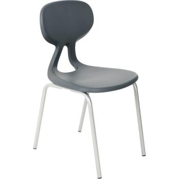 Stuhl Colores 1, Sitzhöhe 26 cm, für Tischhöhe 46 cm, grau