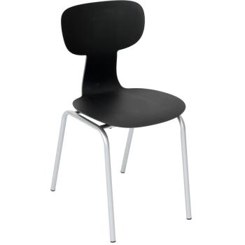 Stuhl Ergo 5, Sitzhöhe 43 cm, für Tischhöhe 71 cm, graphit