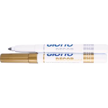 Faserstifte metallic, 2 Farben