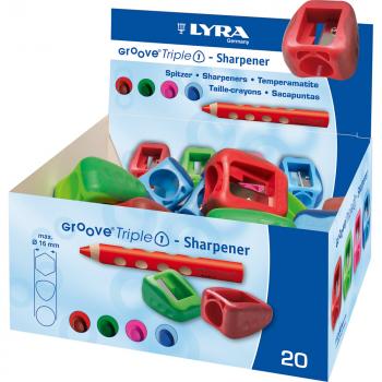 Anspitzer für LYRA Mulden-Dickfarbstifte 3in1