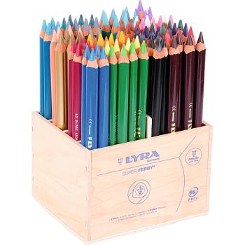 LYRA Super Ferby Dickfarbstifte, 4x24 Farben