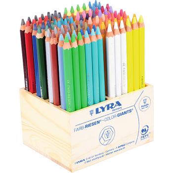LYRA Dickfarbstifte, lackiert, 96 Stck.