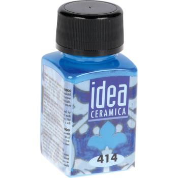 Keramikfarbe, ohne Einbrennen, blau