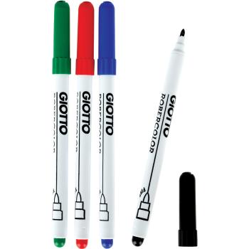 Whiteboard Marker Giotto, fine, 4 Farben