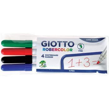 Whiteboard Marker Giotto, fine, 4 Farben