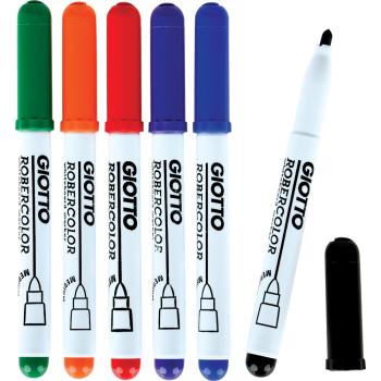 Whiteboard Marker Giotto, medium, 6 Farben