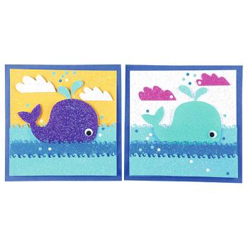 Glitterpapier, 10 Farben