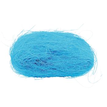 Sisal-Wolle blau