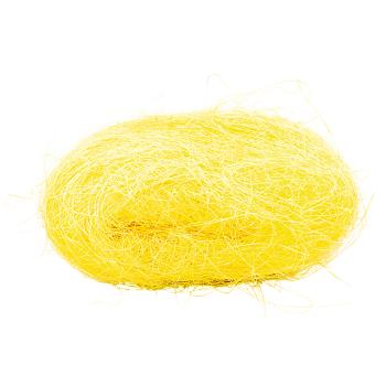 Sisal-Wolle gelb