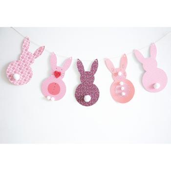 Papier-Set - Rosa Muster