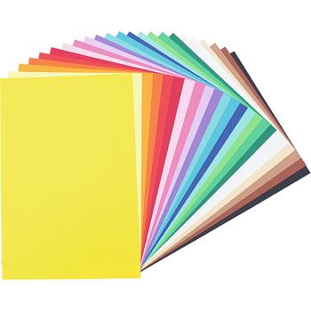 Fotokarton, 25 Blatt 25 Farben, 50 x 35 cm