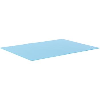 Tonkarton, glatt, 10 Bogen, 50 x 70 cm, himmelblau