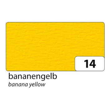 Tonkarton, strukturiert, 10 Bogen, 50 x 70 cm, gelb