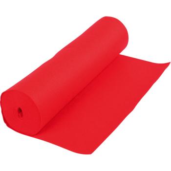 Bastelfilz auf Rolle, rot