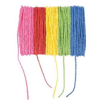 Papier-Kordel - bunt