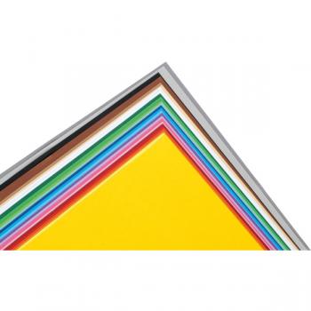 Zeichenkarton, glatt, 25 Bogen, 50x70 cm, 25 Farben