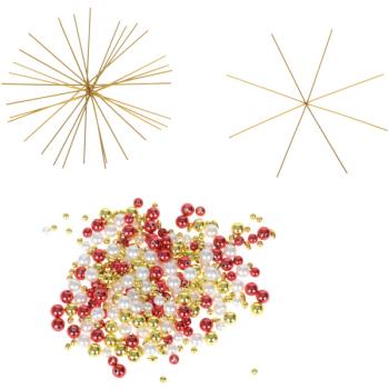 Perlensterne, 5 Stck.