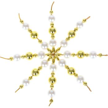 Perlensterne, 5 Stck.