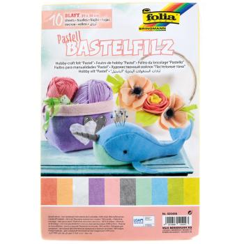 Bastelfilz, Pastell
