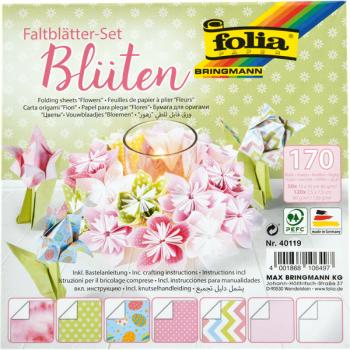 Faltblätterset, Blüten