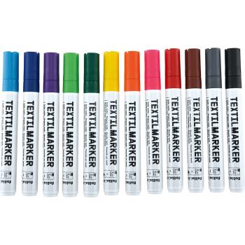 Textil-Marker, 12 Stck.