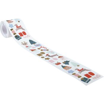 Sticker auf Rolle, Winter