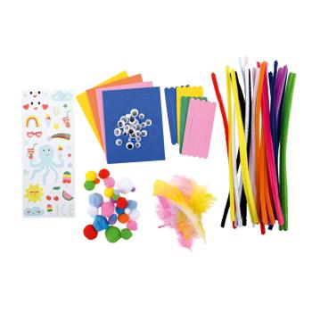 Chenilledraht-Bastelset, Regenbogen