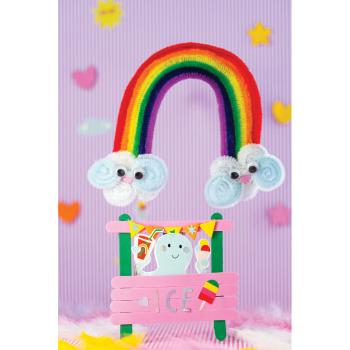 Chenilledraht-Bastelset, Regenbogen