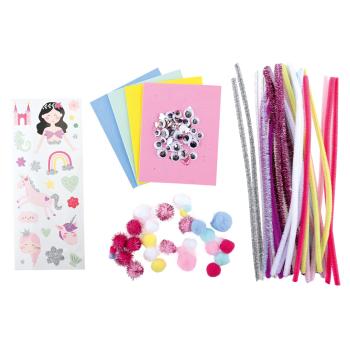 Chenilledraht-Bastelset, Einhorn