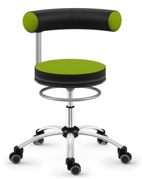 Sanus Gesundheitsstuhl mit feststellbaren Bürorollen, SH 36-43 cm